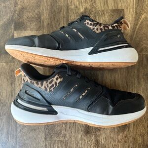 Black Adidas w/Cheetah